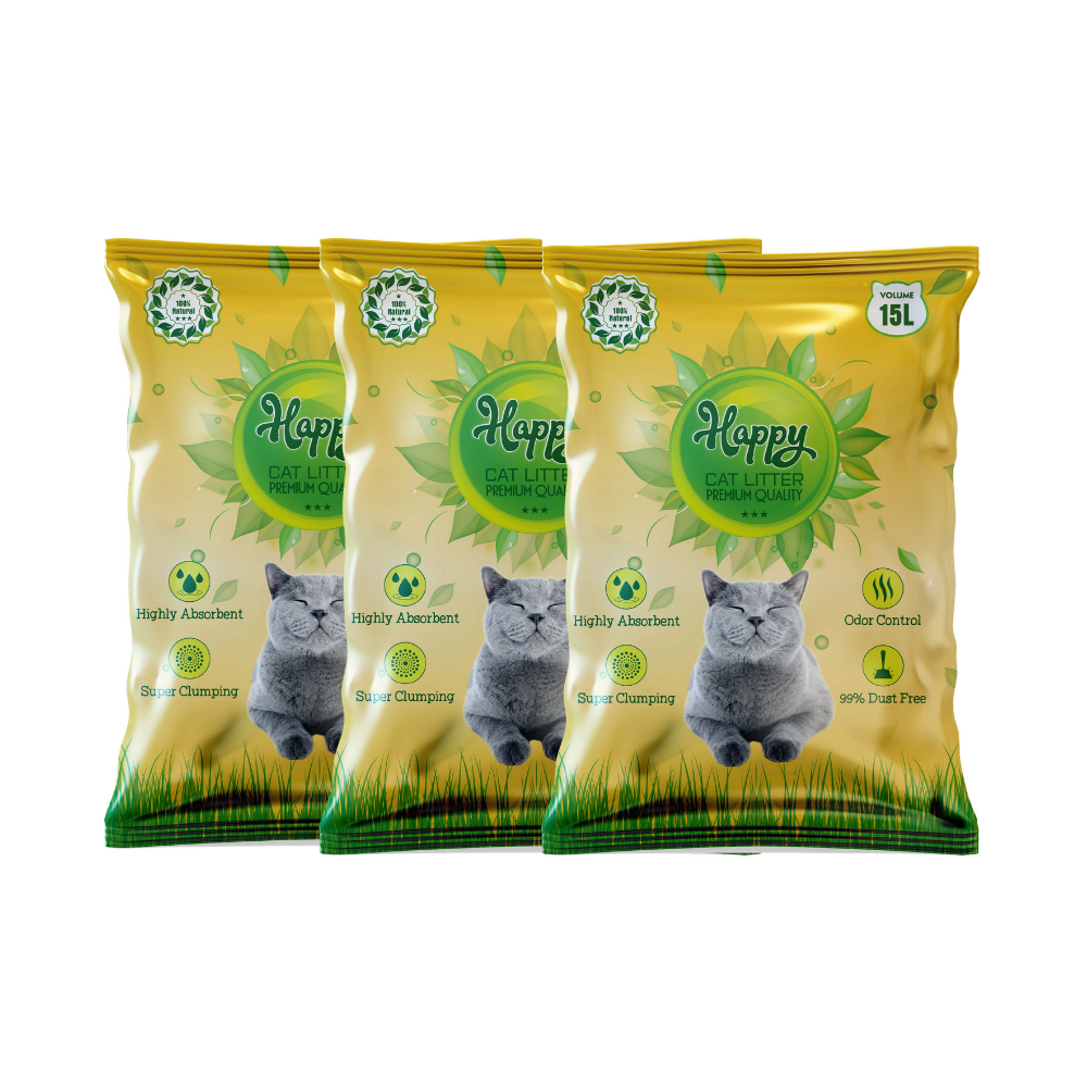 Cát Đất Sét Vệ Sinh Cho Mèo Happy Cat - Túi 5L C1HCATGL05