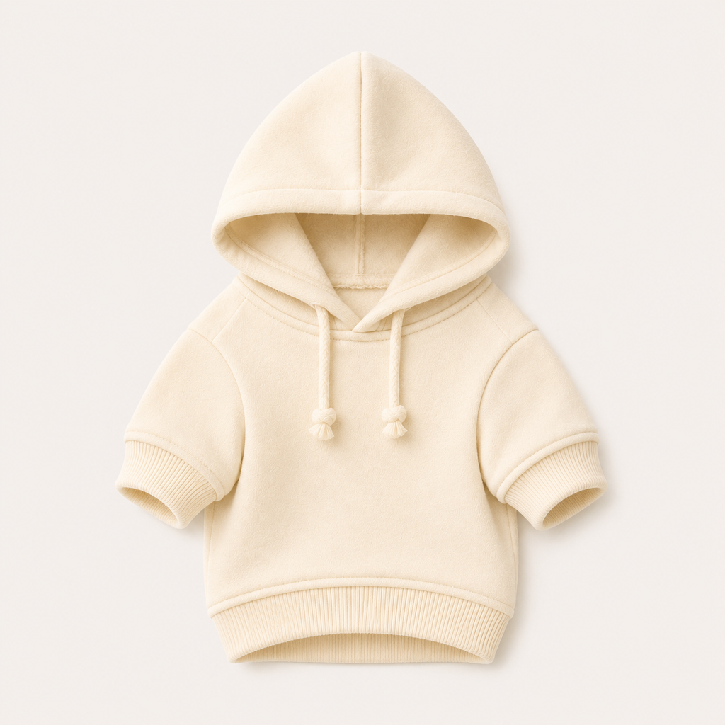 Áo Hoodie Trơn Basic Cho Mèo AMBABY - Q1HDTRON