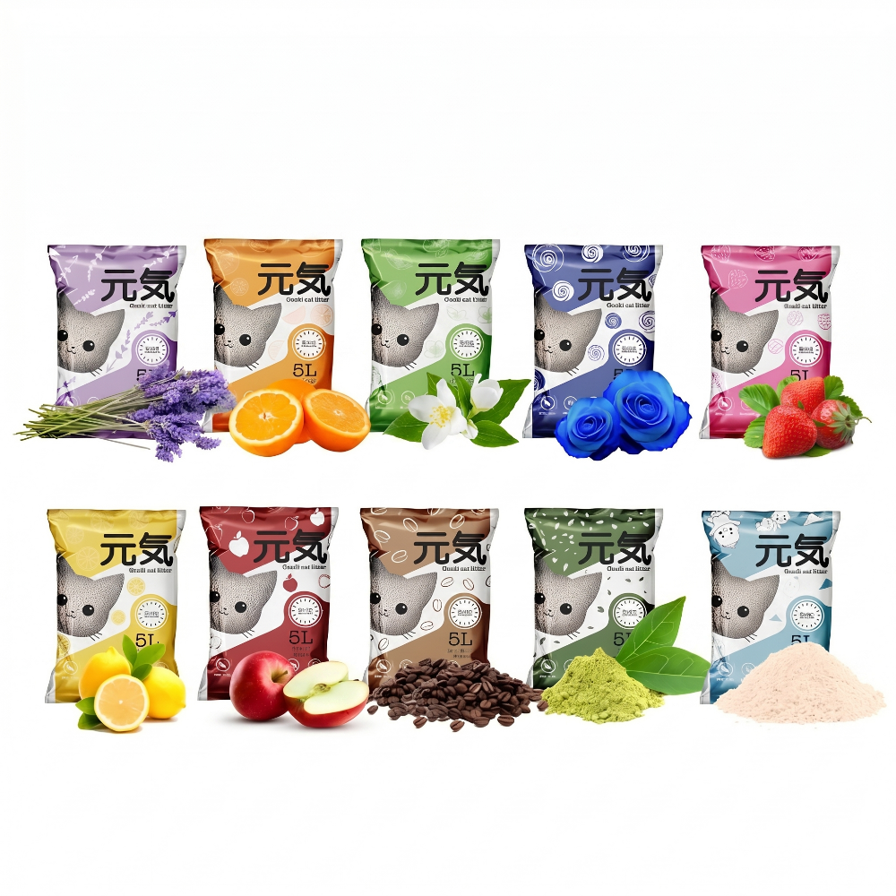 Cát Đất Sét Vệ Sinh Cho Mèo Genki - Túi Nhật 5L C1GENKGL05