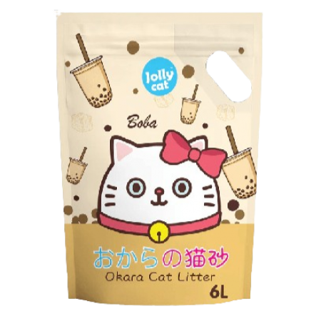 Cát Đậu Nành Cho Mèo Jollycat Okara - Túi 6L C2JOLYOK06