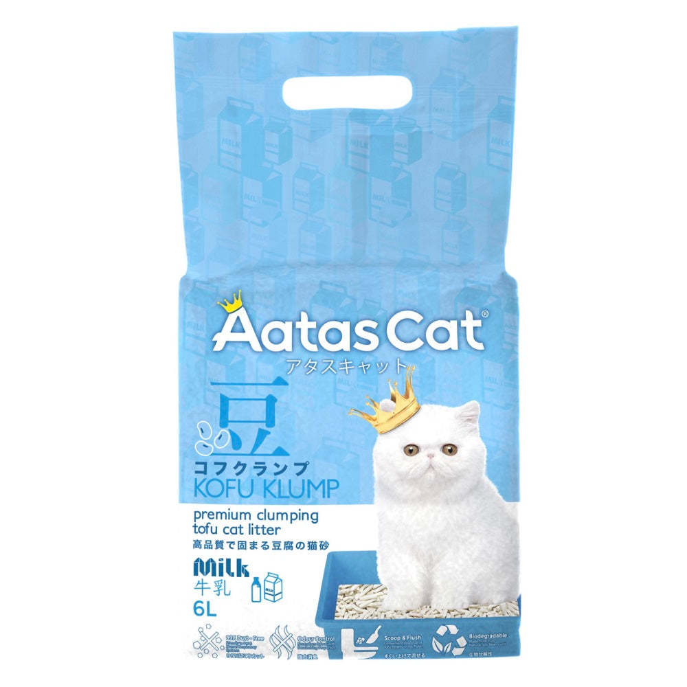 Cát Đậu Nành Cho Mèo Aatas Kofu Klump Tofu Cat Litter - Túi  6L C2AATAGL06