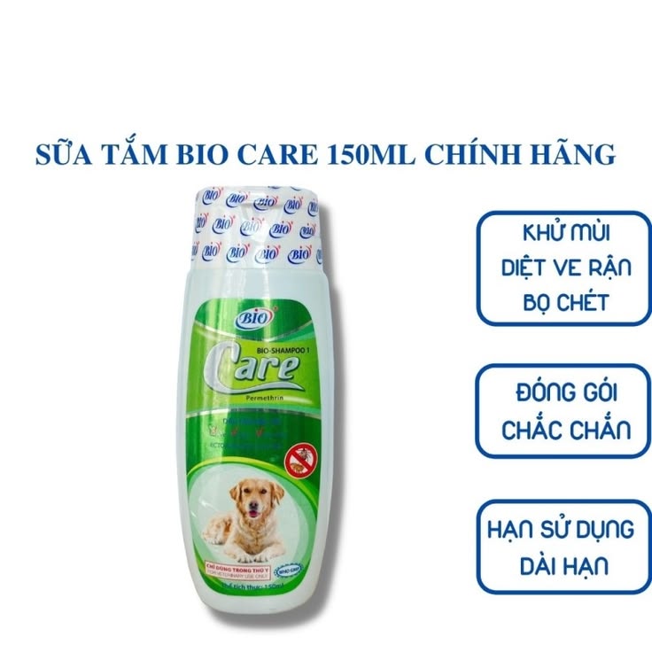 Sữa Tắm Trị Ve Rận Cho Chó Mèo Bio Care S1BIOCM450