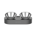 Bát ăn đôi inox chống gù cho mèo PETKIT nghiêng 15 độ D1PETKIT