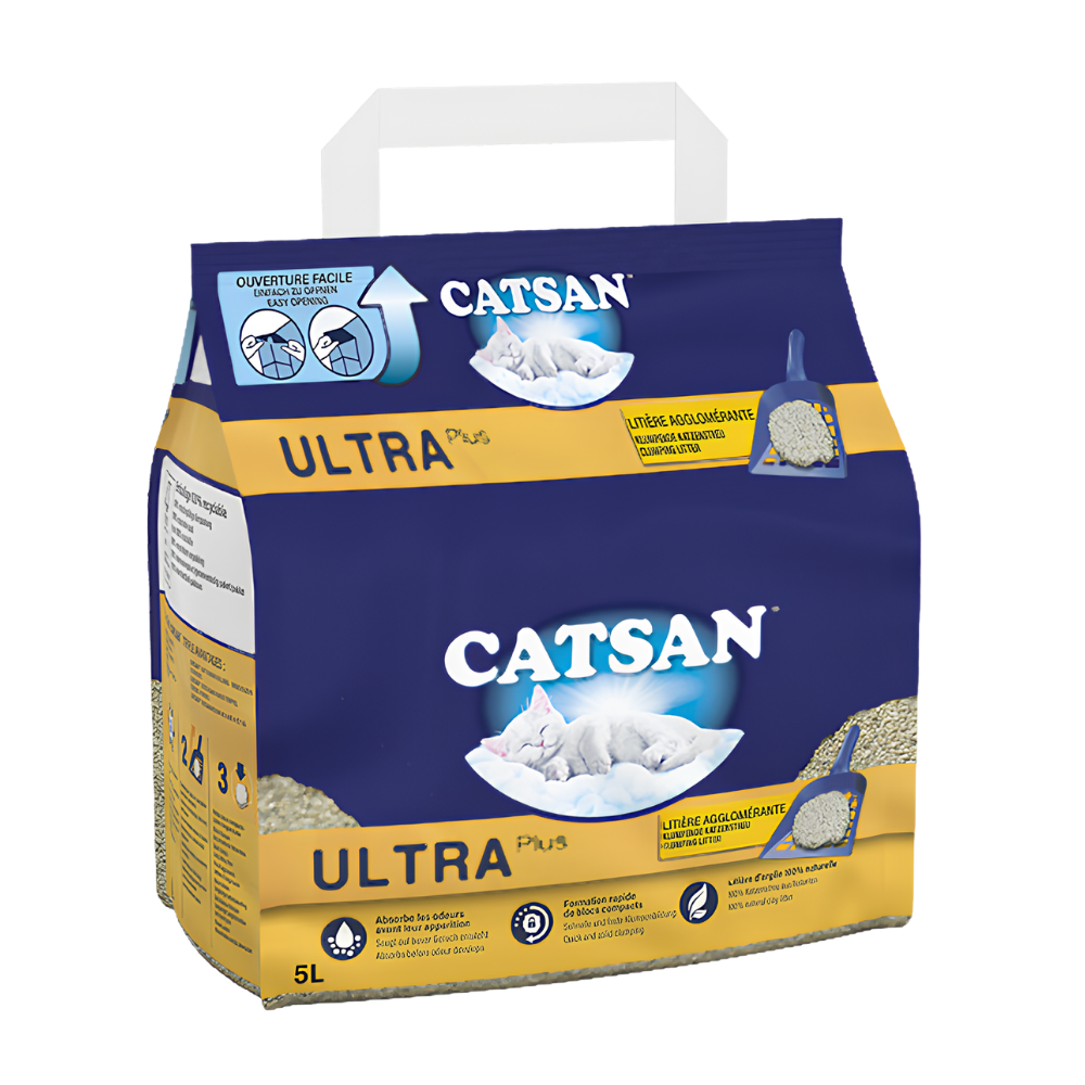 Cát Đất Sét Cho Mèo Catsan Ultra - Túi 5L C1CSANGL05