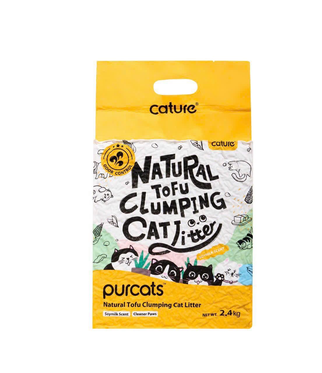 Cát Đậu Nành Cature Natural Tofu Mix Charcoal - Túi 7L C2CURENAT07
