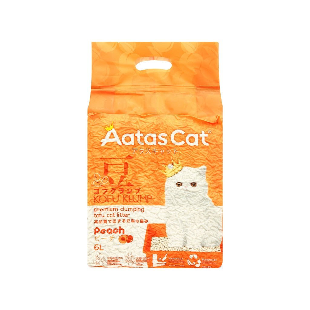Cát Đậu Nành Cho Mèo Aatas Kofu Klump Tofu Cat Litter - Túi  6L C2AATAGL06