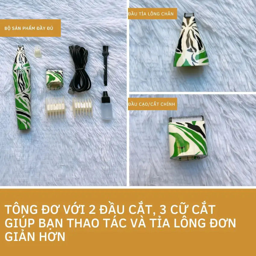 Tông Đơ Cạo Tỉa Lông Cho Chó Mèo Notty 3W S2NOT003W
