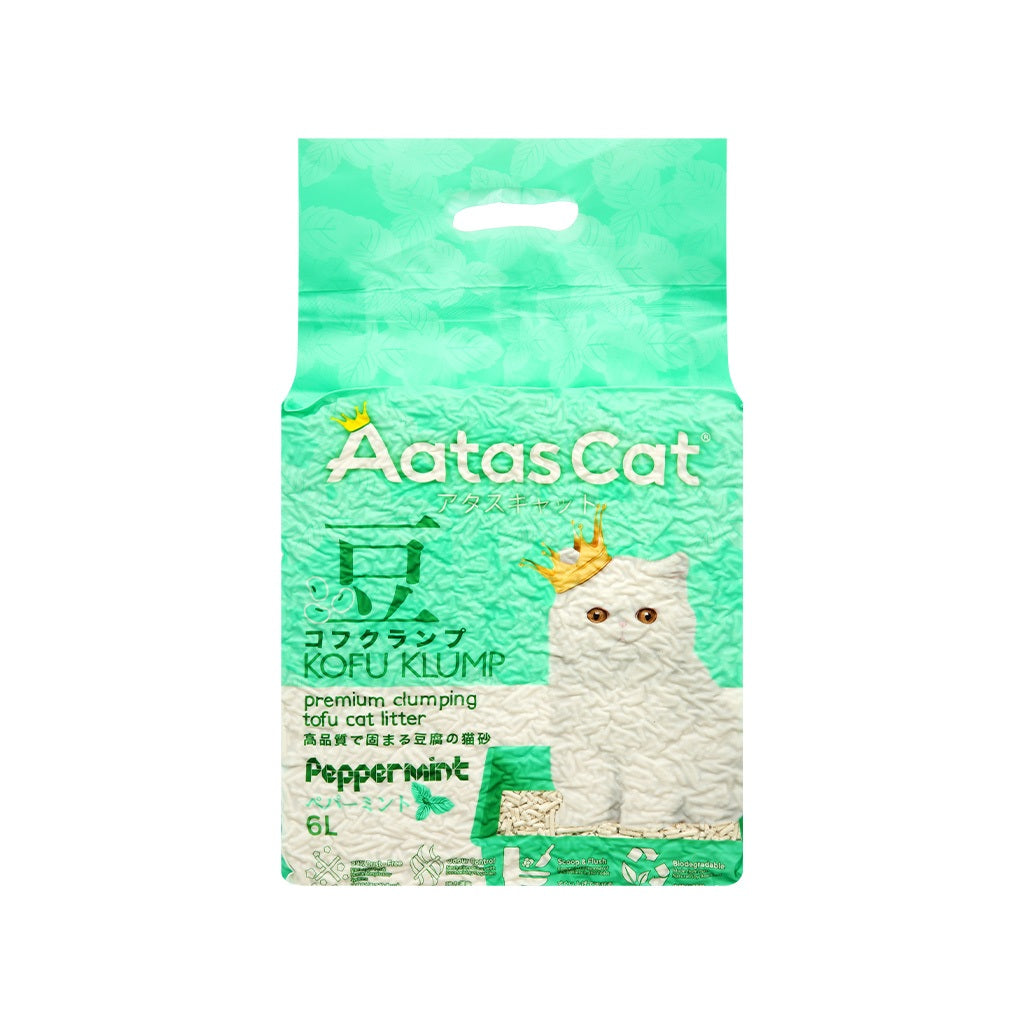 Cát Đậu Nành Cho Mèo Aatas Kofu Klump Tofu Cat Litter - Túi  6L C2AATAGL06